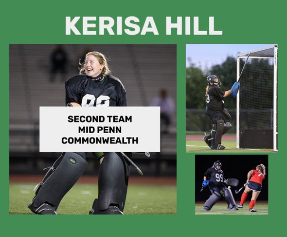 Congratulations to Kerisa Hill for making the Mid Penn All Star Second team!!!