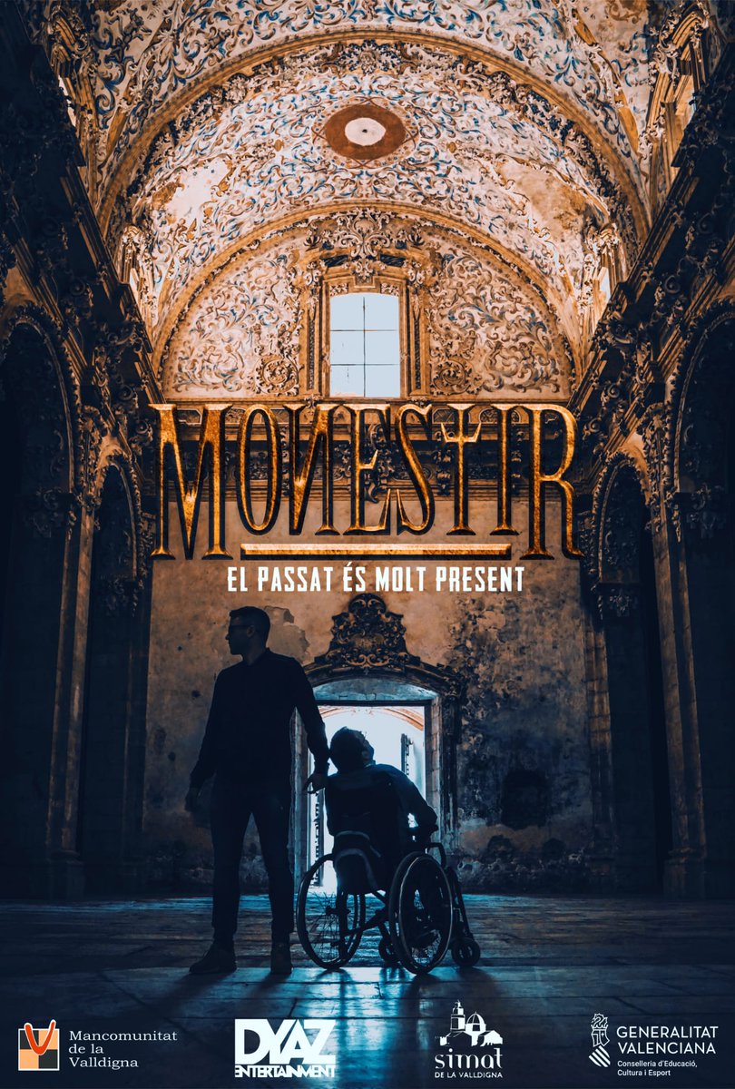 Mi primera serie como showrunner. Rodada casi íntegramente en el Monasterio de Simat de la Valldigna. Os presento el póster oficioso de "Monestir", aunque esto no ha hecho más que empezar. El guion todavía no existe, por algo es un proyecto Dyaz. 😉