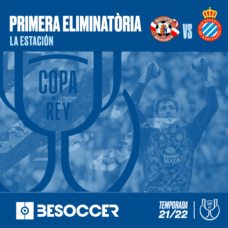 RCDEspanyol's tweet photo. 🆚Ja tenim rival per a la ᴘʀɪᴍᴇʀᴀ ᴇʟɪᴍɪɴᴀᴛòʀɪᴀ de la Copa! 

👋 ¡Nos vemos pronto en La Estación, @SDSolares1969! 

#RCDE | #CopadelRey https://t.co/fdLfglhhfS