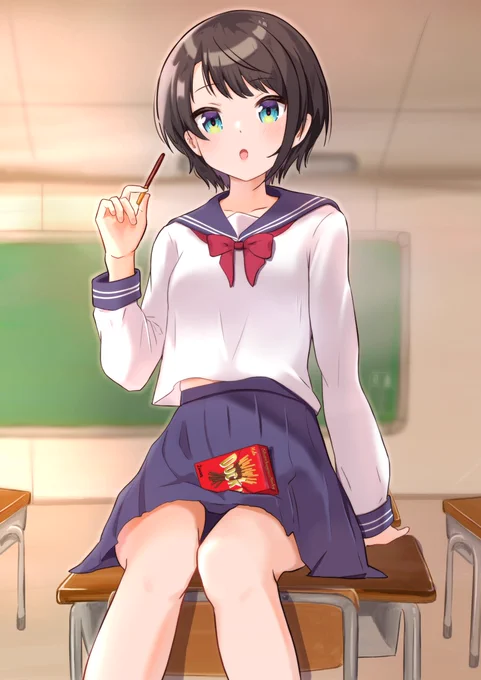 「先輩、補習なんか終わらせて早く一緒に帰りましょうよ～」
 #プロテインザスバル 