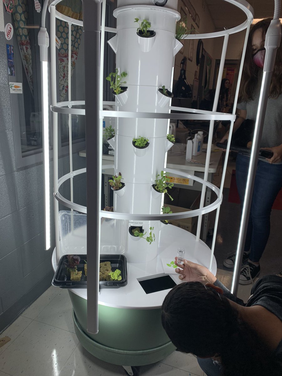 SCMSFCCLA's tweet photo. Checking our PH levels. Trying to balance it out. #TowerToTable @SCMFalcons https://t.co/cJreQ9gpIr