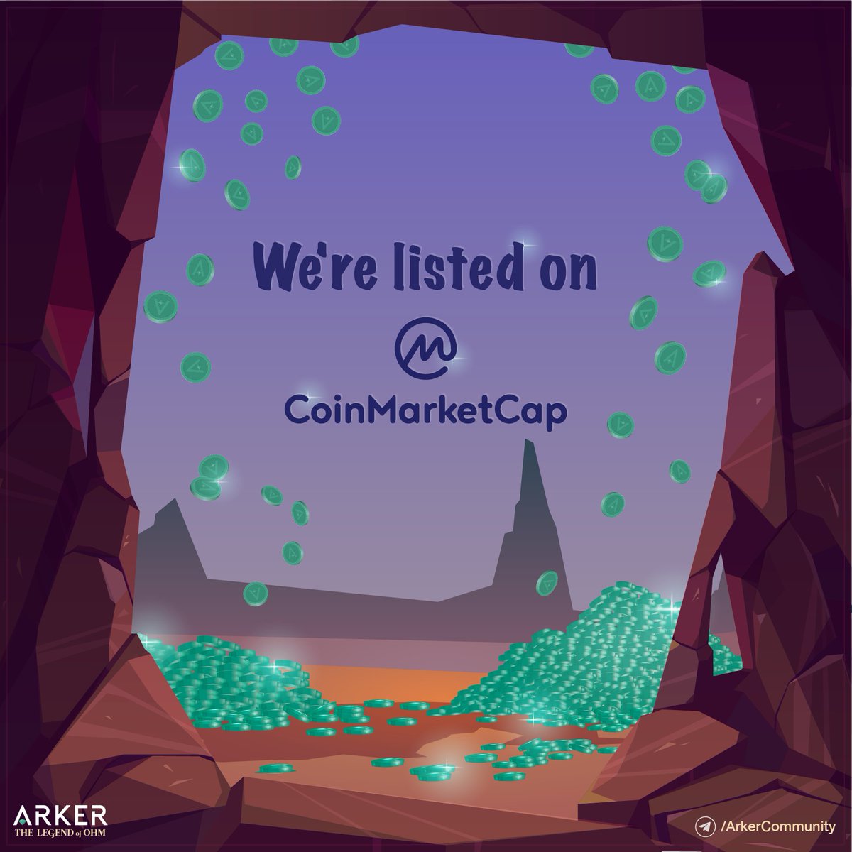 🚀 Preparing everything before our imminent launch! 🚀

We know that you are very concerned that the project is not listed in CMC, and that you can not have all the info collected, so...

We are ready! 🔥🔥

coinmarketcap.com/currencies/ark…

#PlayToEarn #Arker #CryptoGaming #BSC