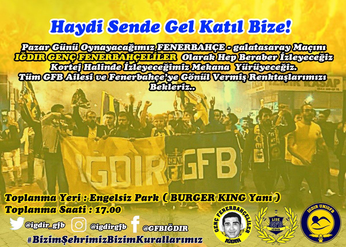 igdir_gfb's tweet photo. Y Ü R Ü Y O R U Z ! https://t.co/3CvPj01F86