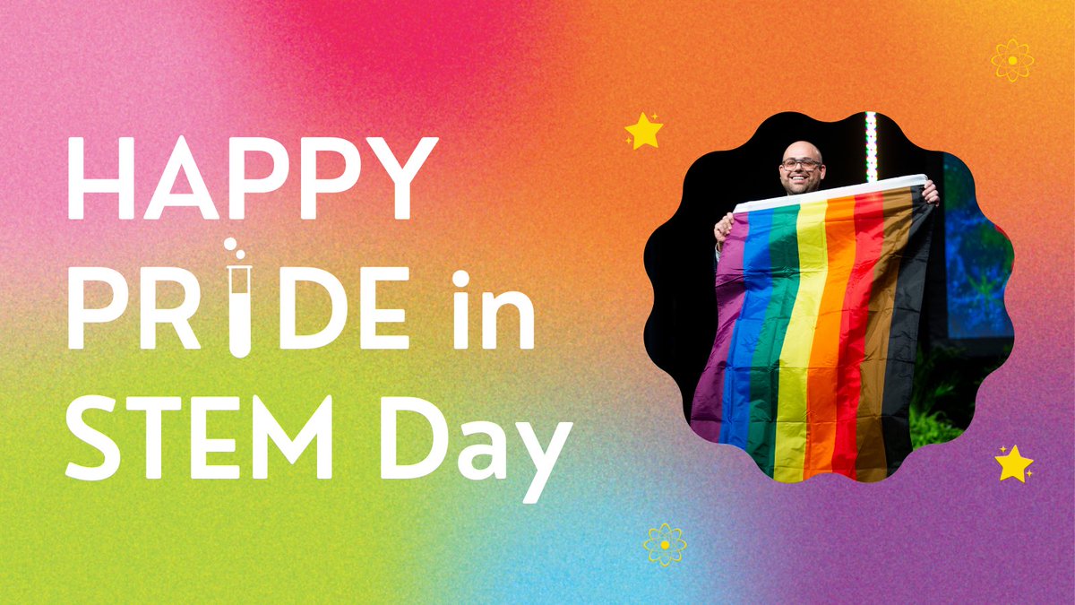 SACNAS's tweet photo. Happy #LGBTQSTEMDay! Without our LGBTQ+ community, there is no #TrueDiversity in STEM. Period 💯 https://t.co/F2J8c70Y5P