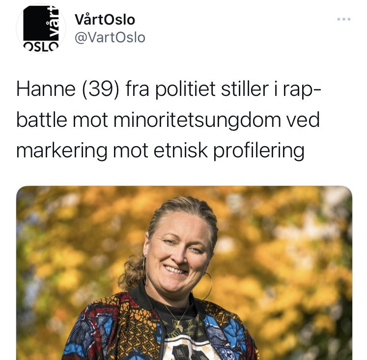 Visst fanden skal der udføres cringe!

–  Politiet i Oslo, 18. november 2021.