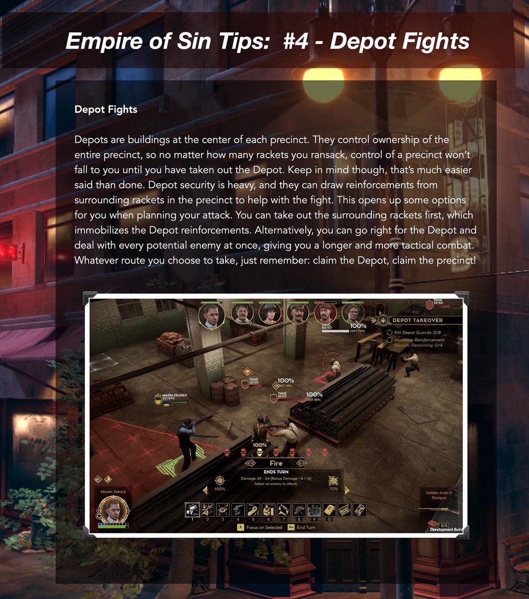 romerogamesltd's tweet photo. Here’s some more tips on Depot fights and Loan Sharks. https://t.co/Q5xBbZBFqZ