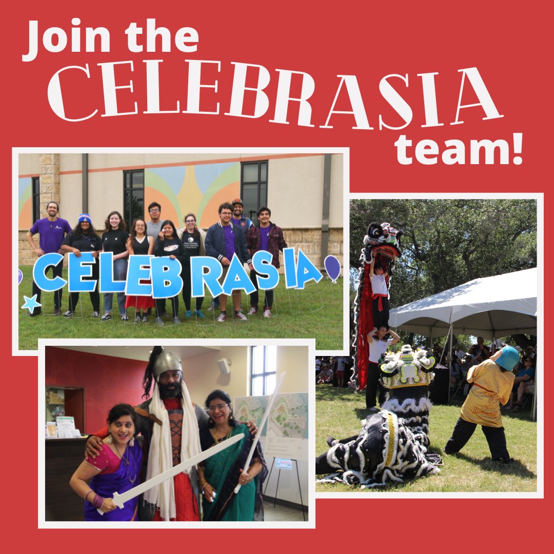We are hiring a temporary part-time event coordinator to lead planning and coordination for Asian American Resource Center’s Annual Signature Event, CelebrASIA, in May 2022.

Find the full job description at austintexas.gov/page/get-invol…

#CelebrASIA #AsianAmerican #Jobposting #AARC
