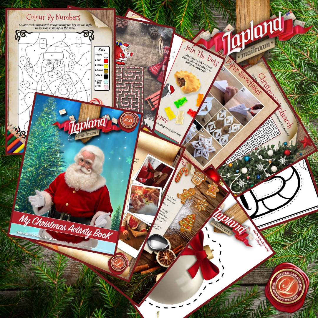 Order your letter today and tick it off your Christmas shopping list! Personalised Santa Letter, Nice Child Certificate, Colour your Own Christmas Card, Sticker and 16-page Activity Booklet all for just £9.95! Order via: laplandmailroom.com

#laplandmailroom #santaletter