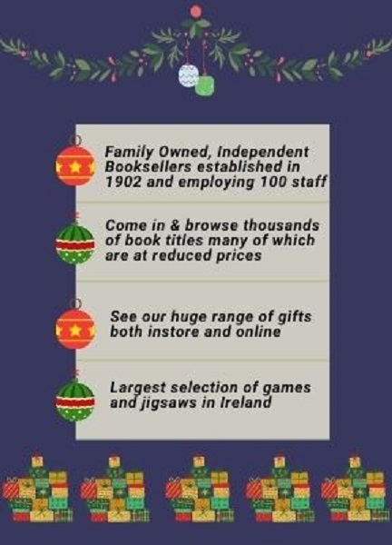 OMahonysBooks's tweet photo. Today's the day! #RewardCardDay is here
shop early and shop local for #Christmas2021
#XmasInOMahonys🎄
#BooksellersSince1902 #Limerick #Ennis #Tralee https://t.co/klNTO9OxmZ