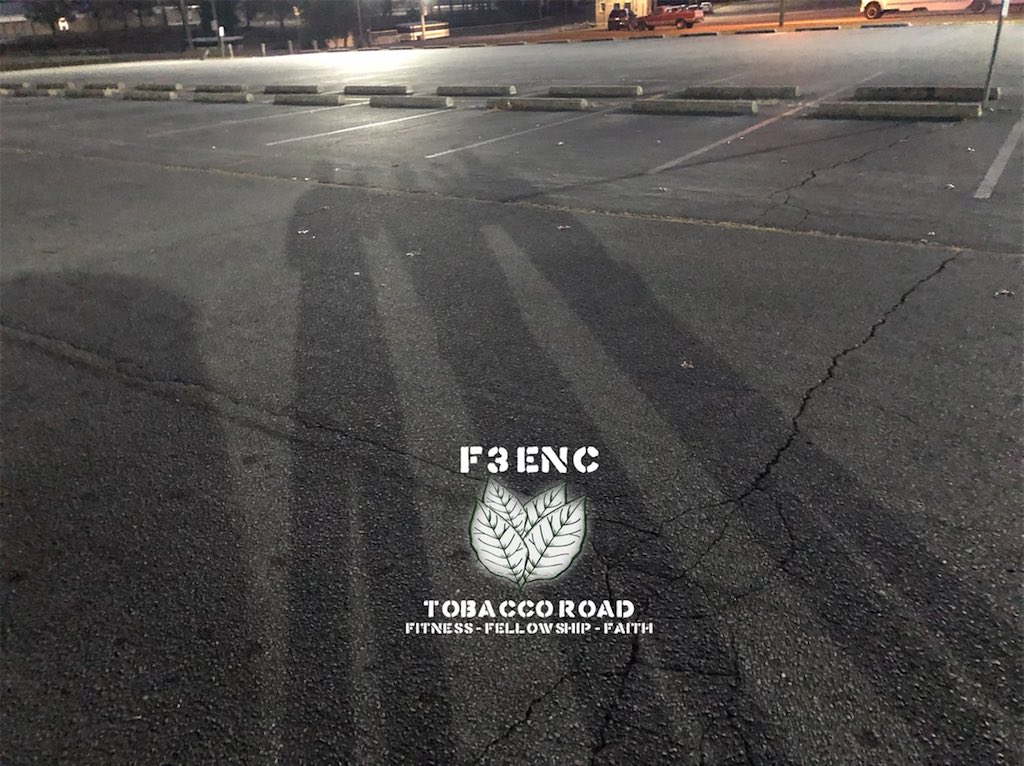 From yesterday: bit.ly/3wY3Miq 3 <a href="/F3Farmville/">F3 Farmville</a> <a href="/F3ENC/">F3ENC Crossbones</a> #tobaccoroad