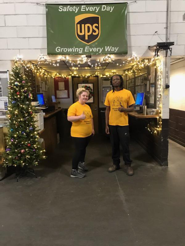 ShawneKoch's tweet photo. It’s beginning to look a lot like…..FUN!  Davenport wanted to “cheer up and cheer on” our employees as we gear up for peak 2021!!  Keep calm and have fun!  @jrindafernshaw @TimPope007 @NP_UPSers @thuberb22 https://t.co/r6wk19qizi