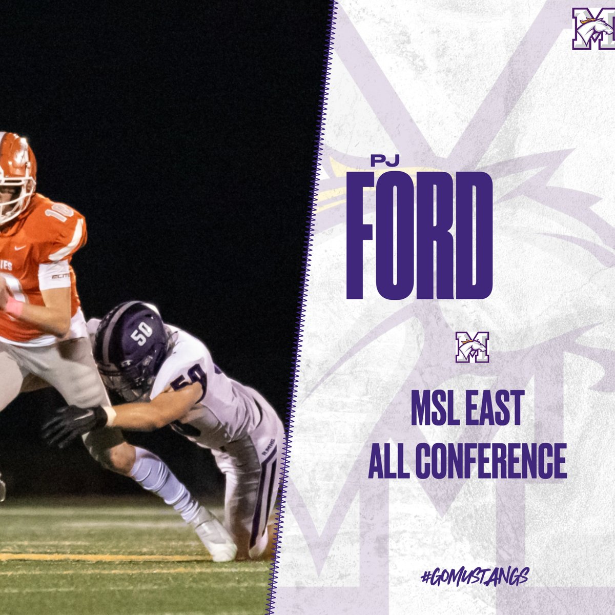 Congrats to <a href="/PJFord10/">PJ Ford</a>  on being selected MSL East All Conference!!!!