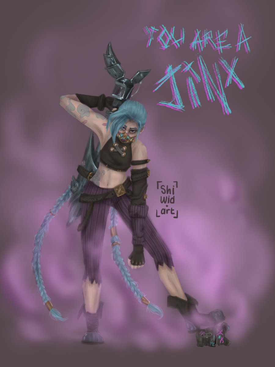 Olgagg_13's tweet photo. He hecho un dibujito de Jinx (de la serie #Arcane ) 

Lo he subido a insta como @/shiwid.art, pero a ver si por aquí tiene más éxito 👉🏼👈🏼 https://t.co/9PZcxiUpOU