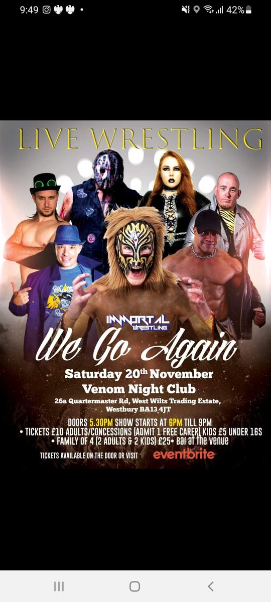 CherylElaraLux's tweet photo. Only 2 days till I make my debut in @WrestleImmortal Time for me and @TheAmberJo_Pro to show who the Vainglorious Authority are! https://t.co/cUIJO6Thab