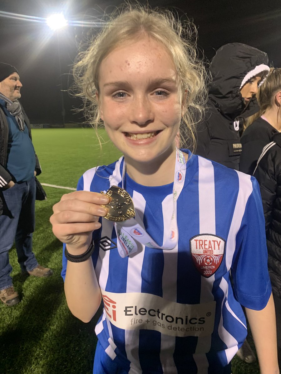 GCLuimnigh's tweet photo. Congratulations to GCL TY student Ailbhe O’Connell, who was part of the Treaty Utd U17’s team who won the Women’s National League title on Friday night. #éacht @gclsport @LCETBSchools https://t.co/eBqS4dNeZt