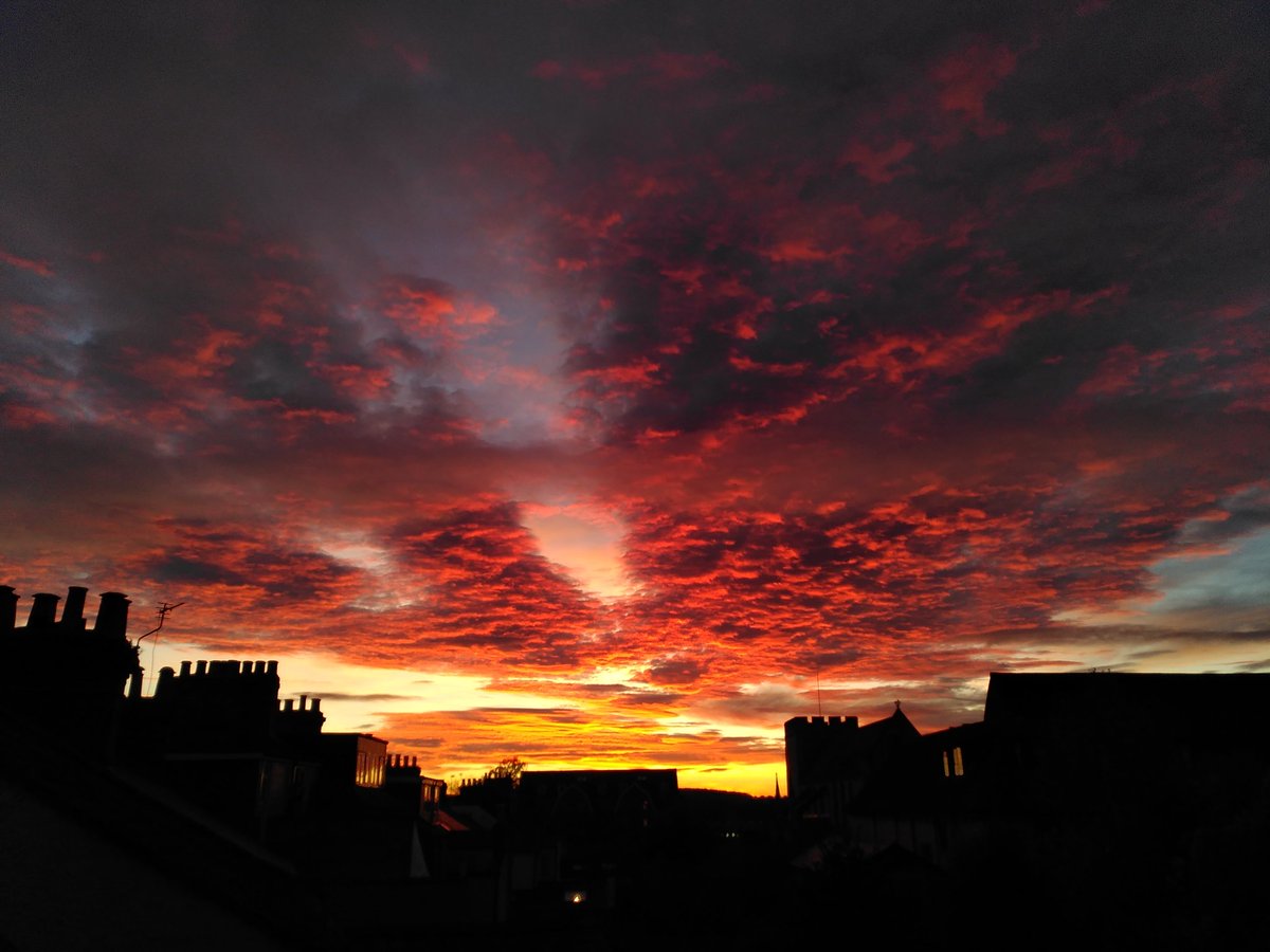 Sunset over #EastOxford