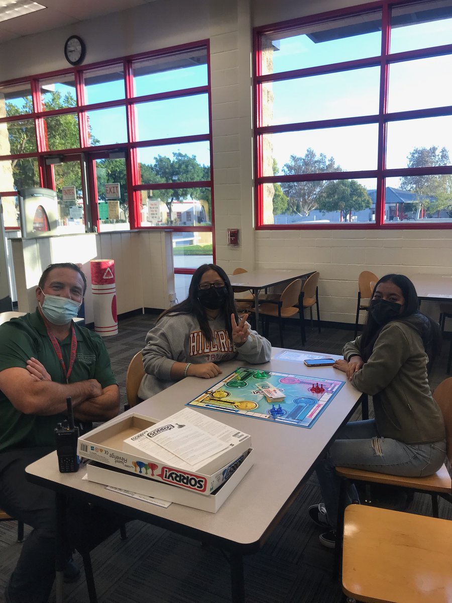 colonylibrary's tweet image. Nothing like a game of Sorry! with Mr. Fiorenza to end another great day at Colony High! #InCOHSLibrary #InternationalGamesWeek