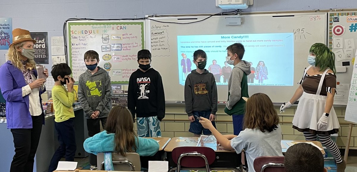 Stephen Grenham (@s_grenham) on Twitter photo Awesome math lesson this morning in <a href="/MrsFoxesDen/">Alison Fox</a> (aka Oompa Loompa) class w/ <a href="/BPerachi/">Brenda Perachi</a> (aka Willy Wonka). Great to see Ss so engaged while diving deeper w/ division. #beproudbedale #medfieldps #tlap #makinglearningfun Awesome math lesson this morning in <a href="/MrsFoxesDen/">Alison Fox</a> (aka Oompa Loompa) class w/ <a href="/BPerachi/">Brenda Perachi</a> (aka Willy Wonka). Great to see Ss so engaged while diving deeper w/ division. #beproudbedale #medfieldps #tlap #makinglearningfun