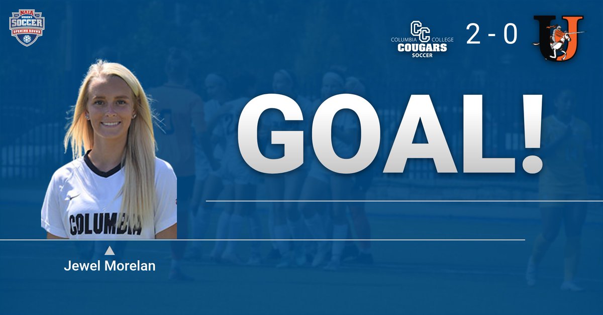 ColumbiaCougars's tweet photo. Less than a minute later, Jewel Morelan finds the back of the net! https://t.co/npqHwBPZEP