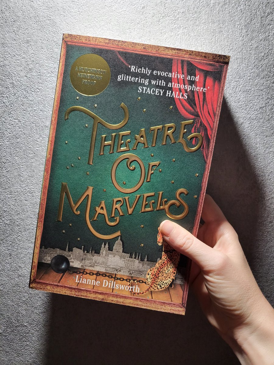 Brew_Fiction's tweet photo. Behold this gorgeous proof of Lianne Dillsworth's Theatre of Marvels and what also happens to be the next book I'm going to read 🌟
#bookpost #TheatreofMarvels #booktwitter #prooflove https://t.co/eKnvntSxis