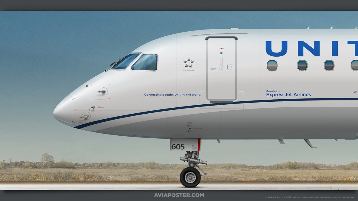 Rulexy2's tweet photo. Embraer 175 ExpressJet
operated for United Express
Poster for Aviators.
https://t.co/KvYwgFcX22
#aviation #avgeek #aircraft #aviationimage #ExpressJetAirlines #ExpressJet #Embraer #Embraer175 #erj #erj175 #regionaljet https://t.co/GJ1IEQF2Wq