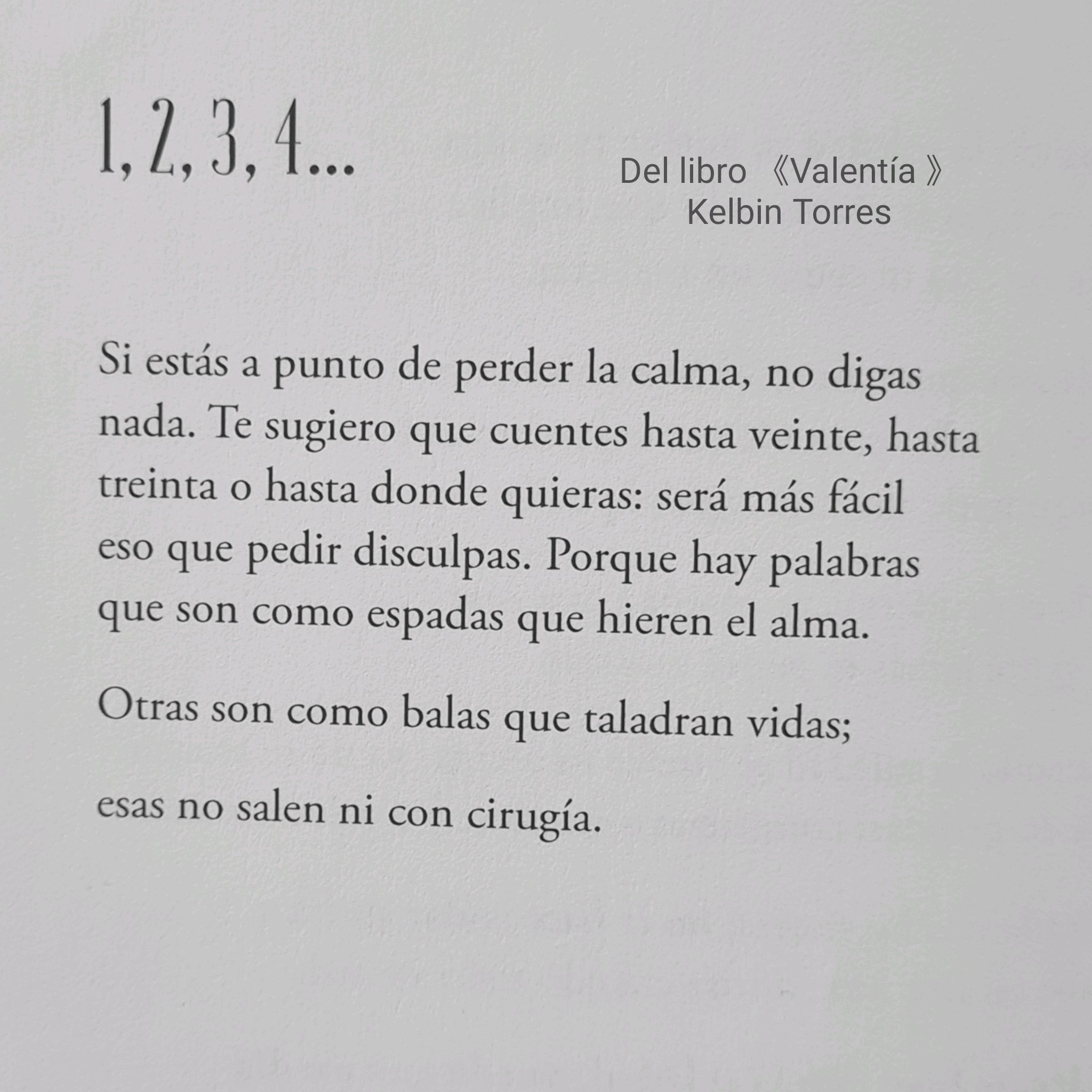 Kelbin Torres - La Valentía no es cosa simple, conlleva