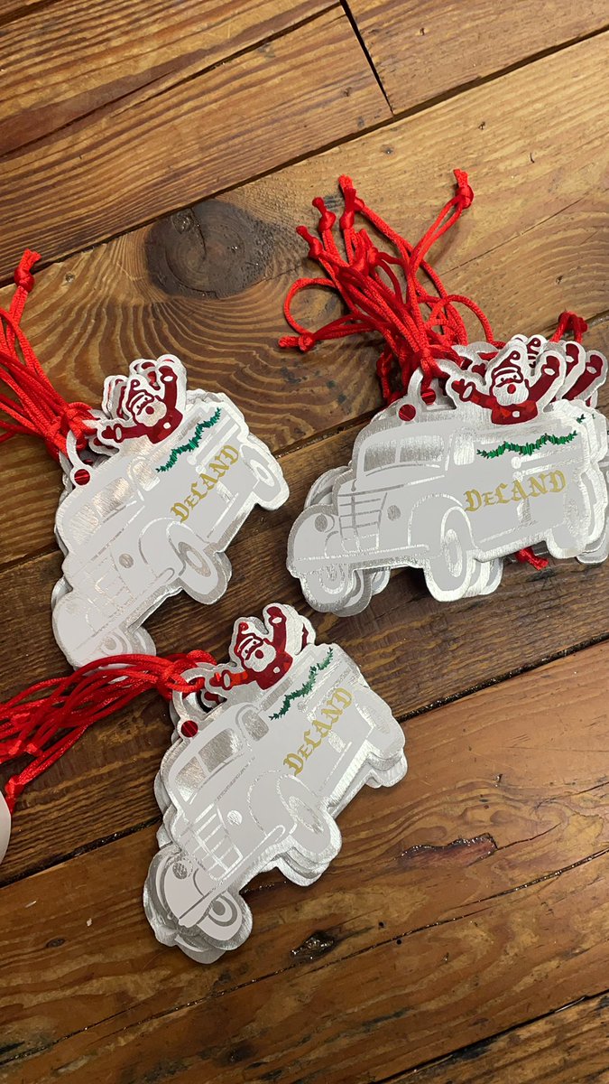pltofdeland's tweet photo. Firetruck Santa restocked!! https://t.co/nv9ZL1HUMB