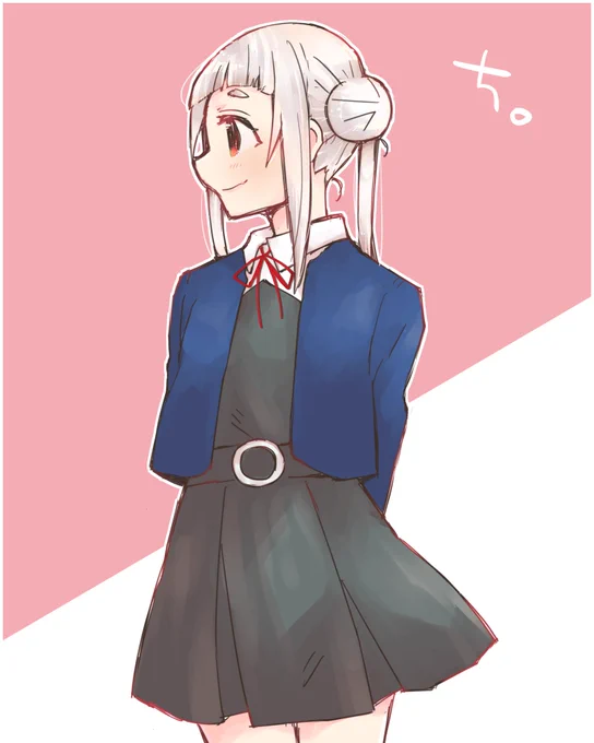 ちぃちゃん描いてた 