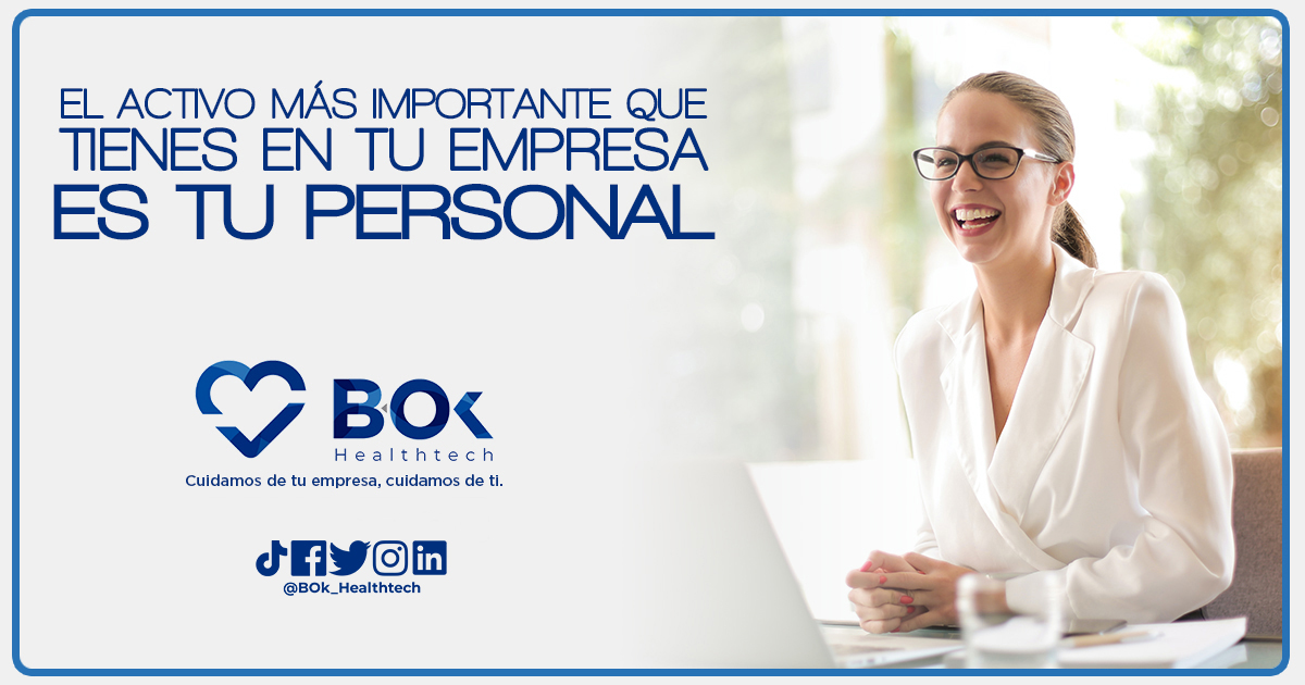 BOK_Healthtech's tweet photo. ... y tú, ¿cómo estás cuidando a tu personal? 🤔🤔🤔
#BOkHealthtech posee herramientas preventivas que te ayudan a mantener con bienestar a tu principal activo en la empresa.
Conoce más de la #NuevaEradelaSalud 👉👉👉  https://t.co/nAAKcUOMxQ https://t.co/aY3RBdbdPo