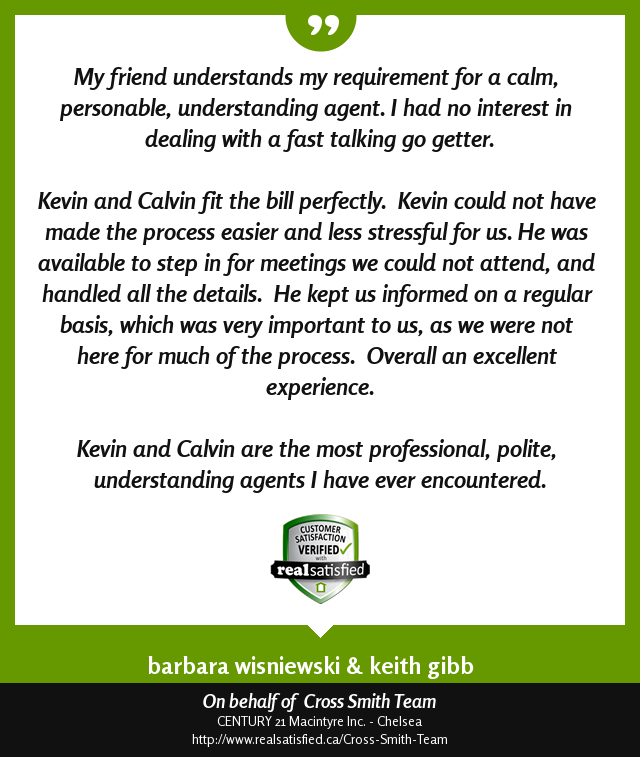 I’m truly honored by this, and smiling from ear to ear.  realsatisfied.ca/Cross-Smith-Te… via @realsatisfied