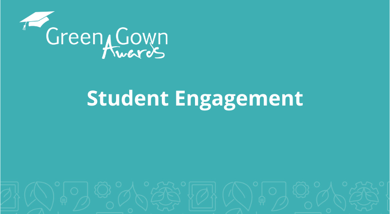 greengowns's tweet photo. Our next Award is Student Engagement. Nominees are @dundee_angus @GKCollege @TrentUni @TheSUatUWE  @UniNorthants @UniNhantsNews @uniofglos @UoL_Sus @OxClimateSoc @univofstandrews @ThirdGenProject https://t.co/GPcXhIa54A
