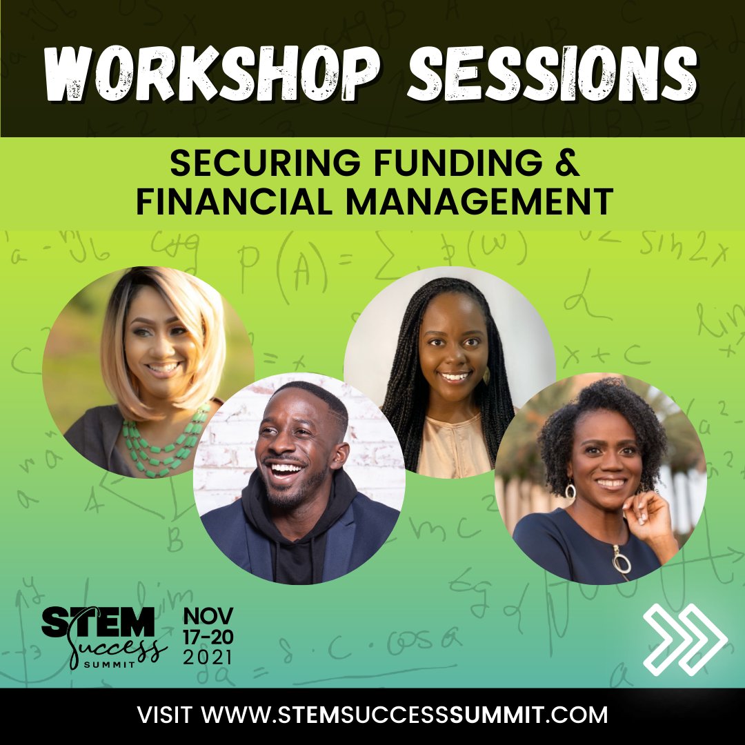 STEMedia's tweet photo. Learn how to secure funding and manage your finances with Bejanae Kareem, Dr. Tony Awojoodu, Rachelle Edouarzin, and Shehara L. Wooten at the STEM Success Summit!
https://t.co/PTfgdDgWQ7
#STEMedia #STEM #STEMSuccessSummit #Science #Technology #Engineer #Math VirtualSummit https://t.co/sxQeAbbk5K