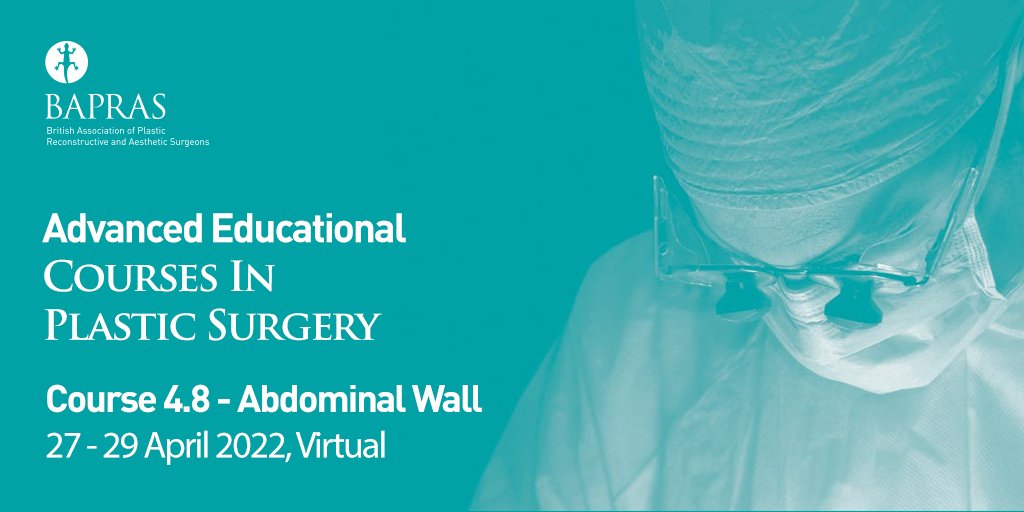 We are pleased to announce that registration is now open for BAPRAS’ forthcoming advanced educational course focused on the abdominal wall.

Register before 9 March to take advantage of the early rates. 

Head to our website to find out more 👇bapras.org.uk/professionals/…