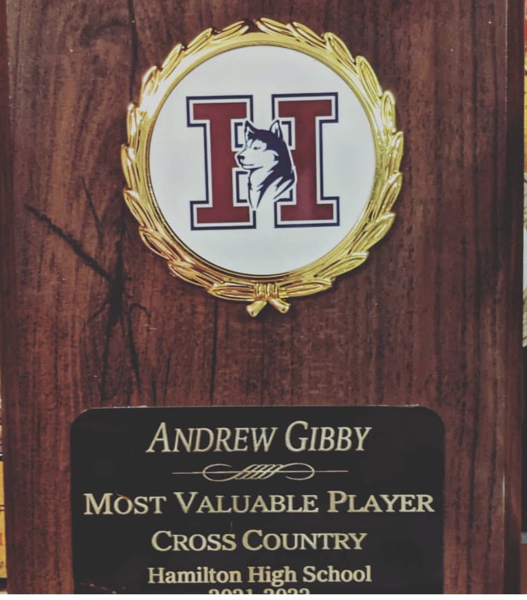 Congratulations Andre Gibby our Boys MVP! #HuskyPride