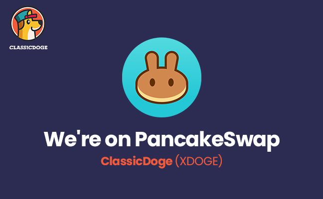 TheClassicDoge's tweet photo. We're excited to announce ClassicDoge is now on PancakeSwap

https://t.co/QkvNSqFesn
Contract: 0xB68A34756D8A92CCc821EFfA03d802846594b64E

#classicdoge  $BSC #NFT $ETH #animalovers #crypto https://t.co/t2lVj2oh7v