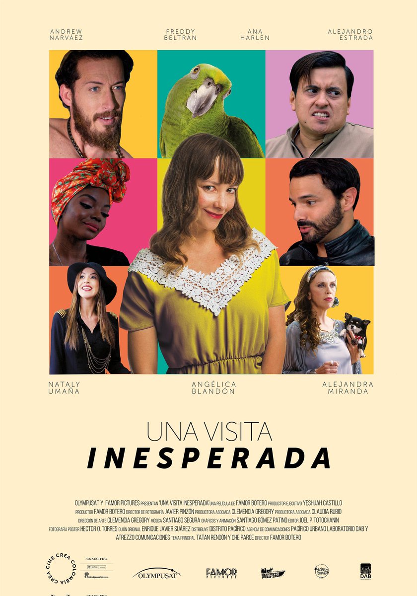 CineVistaBlog's tweet photo. #Cine "Como director era muy importante enseñar un poco mi propio reencuentro con Colombia, así que en la cinta expongo a través de los diferentes personajes a esa Colombia, divertida, diversa y multicultural..". - Famor Botero. 

Desde hoy #EnCartelera UNA VISITA INESPERADA. https://t.co/1GiatSRNE7