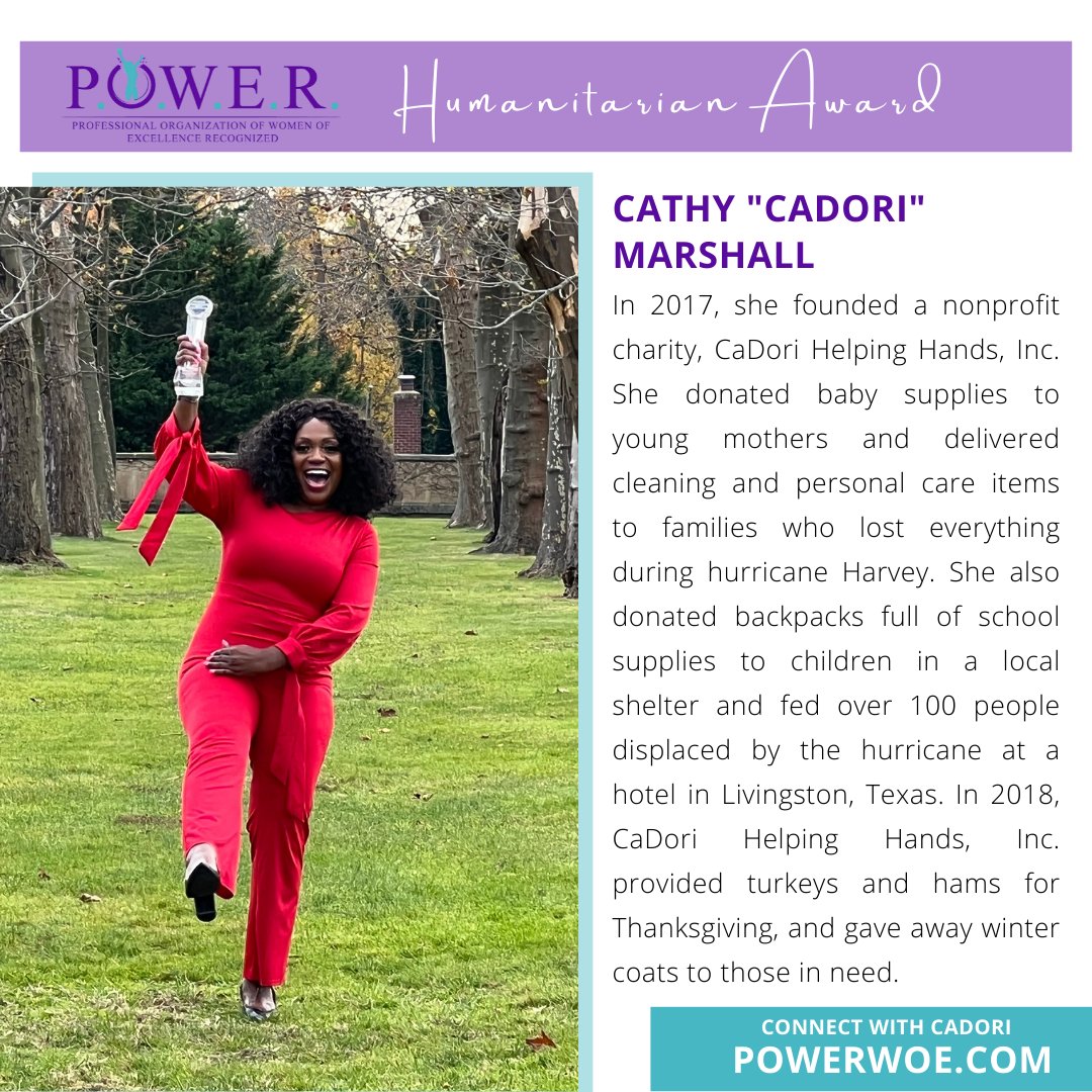 Powerwoe's tweet photo. Cathy "Cadori" Marshall, our Humanitarian Award Honoree, was unable to attend our P.O.W.E.R. Gala in October. Yesterday, she flew in to receive her award during our P.O.W.E.R. lunch at Oheka Castle with Marcie Manfredonia, our last year's honoree. https://t.co/lbfPI2dC9i