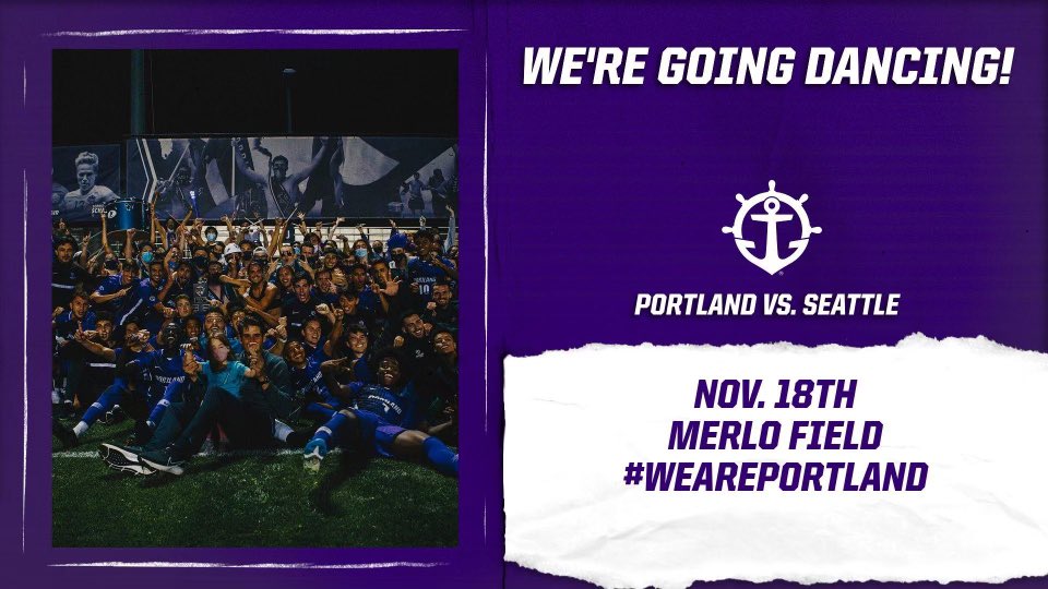 DiegoDv8's tweet photo. Portland, the @PortlandMSOC team is hosting Seattle U tonight at 6pm in the @NCAA First Round of the men’s soccer playoffs at Merlo Field. Come out and show your support 💪🏻⚽️#SoccerCityUSA https://t.co/SllxP8xV8o