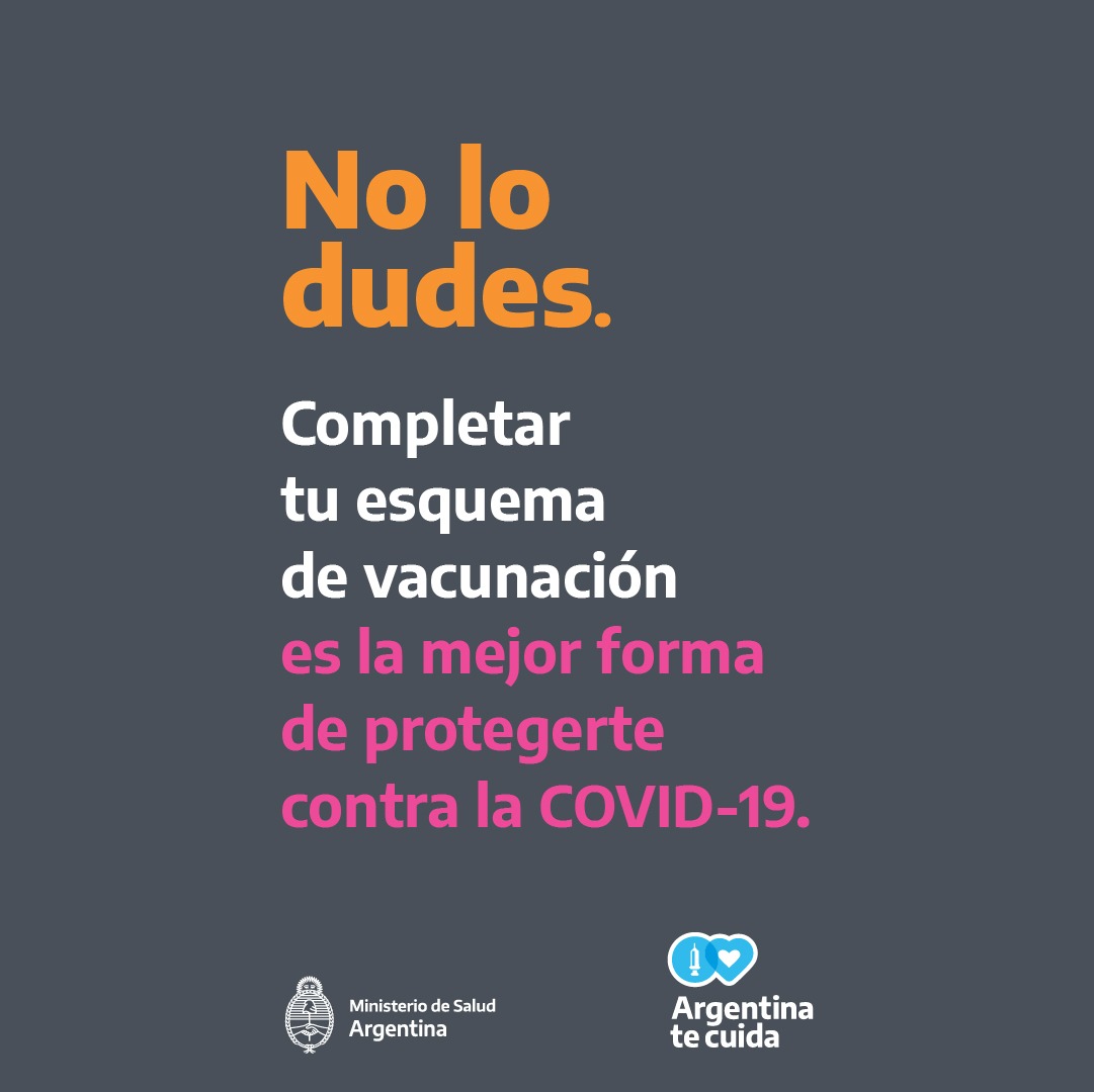 Vacunate, no lo dudes. 💪🏽💉