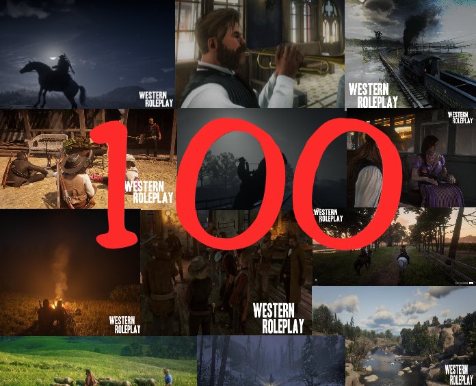 WesternRoIeplay's tweet photo. THANK YOU FOR 100 FOLLOWERS!!! ❤️❤️❤️ #WRP #WesternRP #WesternRoleplay #RedM #RedDeadRedemption2 #RDO #RDR2Online https://t.co/dGnYxkWBxP https://t.co/Tjd9qZeFIk