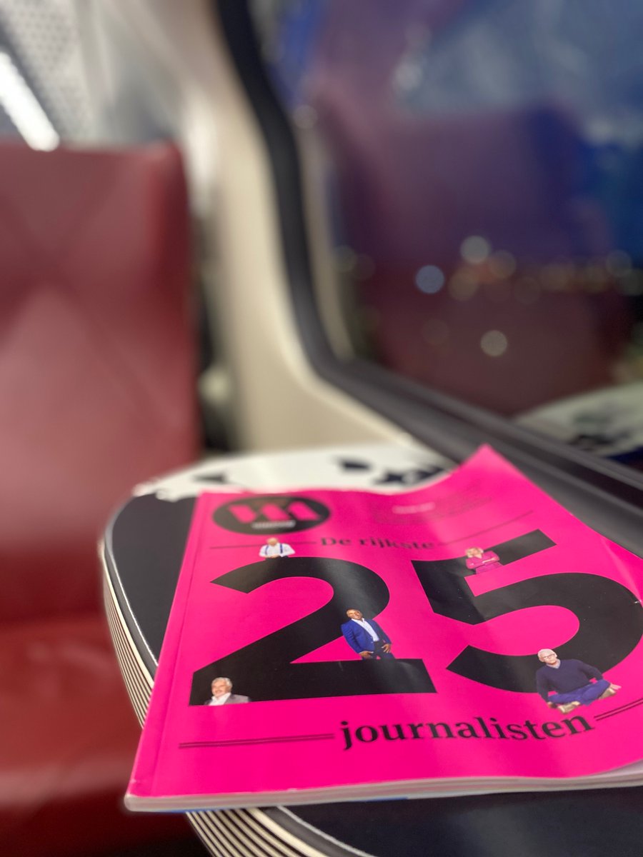 Ik dacht: ik laat ook eens wat in de trein liggen. #outnow #derijkste #villamedia Hier lezen kan ook: villamedia.nl/artikel/de-vil…