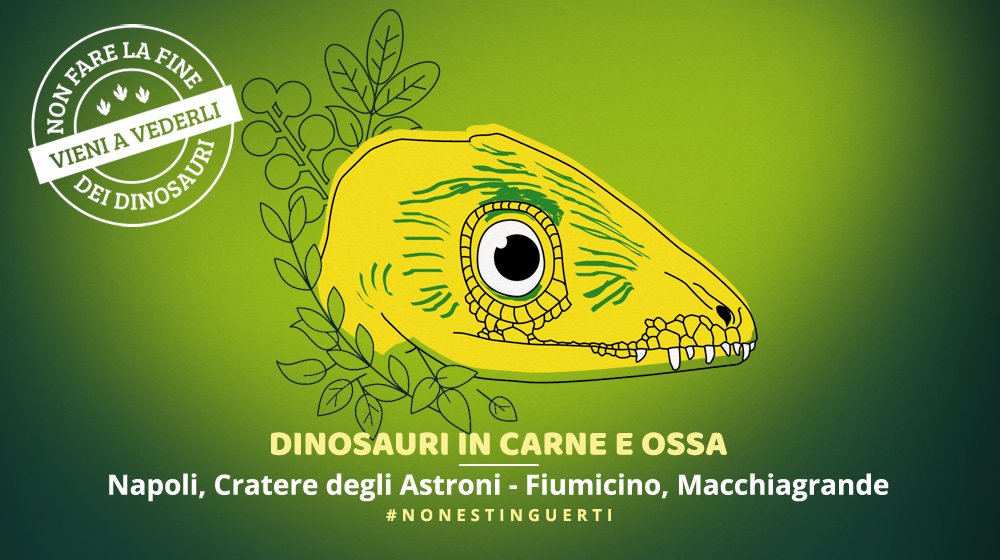 🦕 Macchiagrande APERTA Autunno/Inverno
<a href="/OasiWWF_Macchia/">Oasi WWF Macchiagrande</a> #Fiumicino sabato, domenica ore 9:30-17:00 chiusura biglietteria ore 15:30. Prenotazione👉macchiagrande@wwf.it - dinosauricarneossa.it/fiumicino

Astroni RIAPERTURA verso Marzo 2022 🦖
<a href="/OasiAstroni/">CrateredegliAstroni</a> #Napoli - dinosauricarneossa.it/napoli