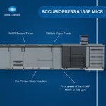 Image for the Tweet beginning: The #AccurioPress 6136P MICR is