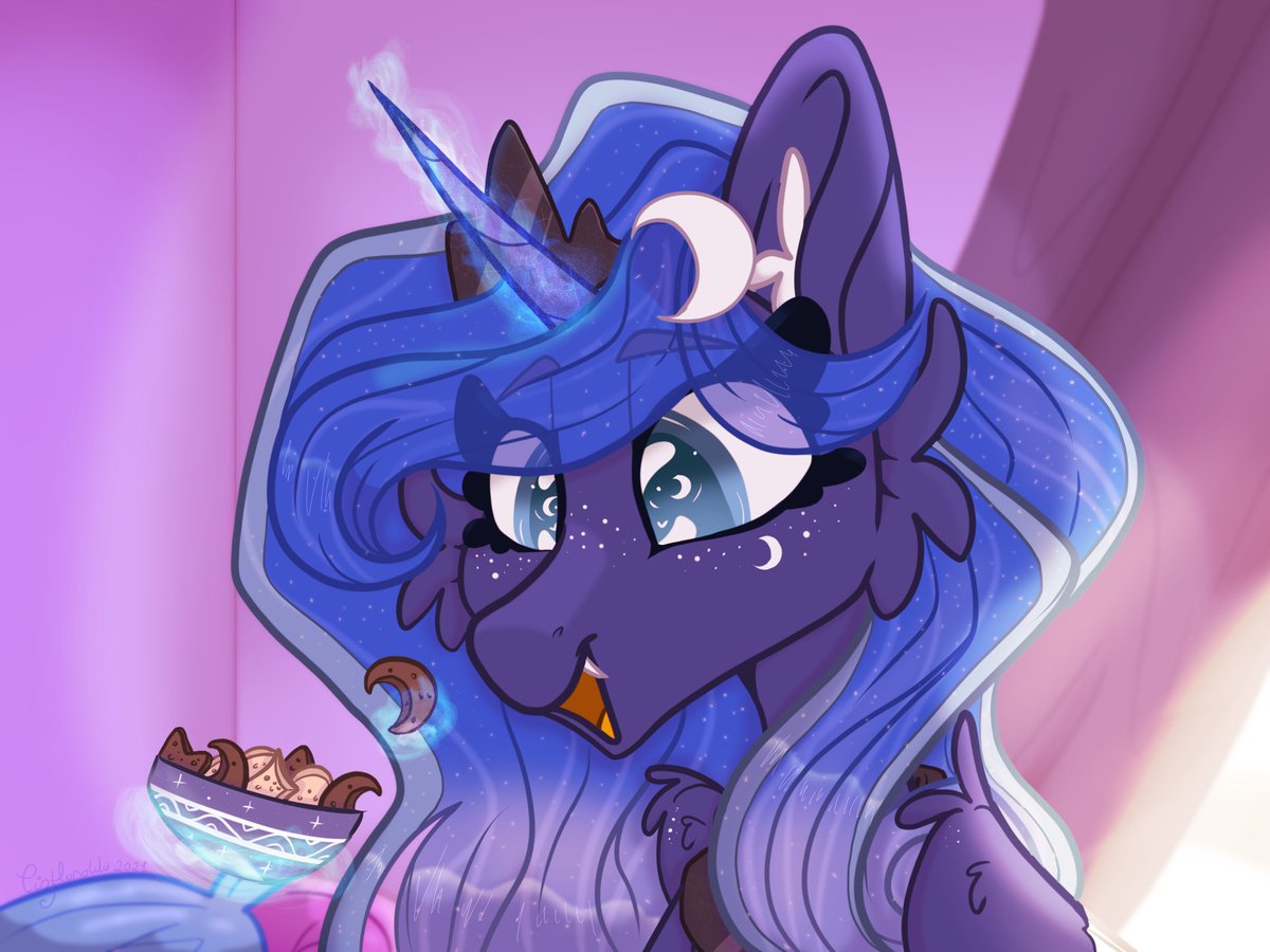 TizHonolulu's tweet photo. For me??

#mlp #PrincessLuna https://t.co/WfwtsqKvaC