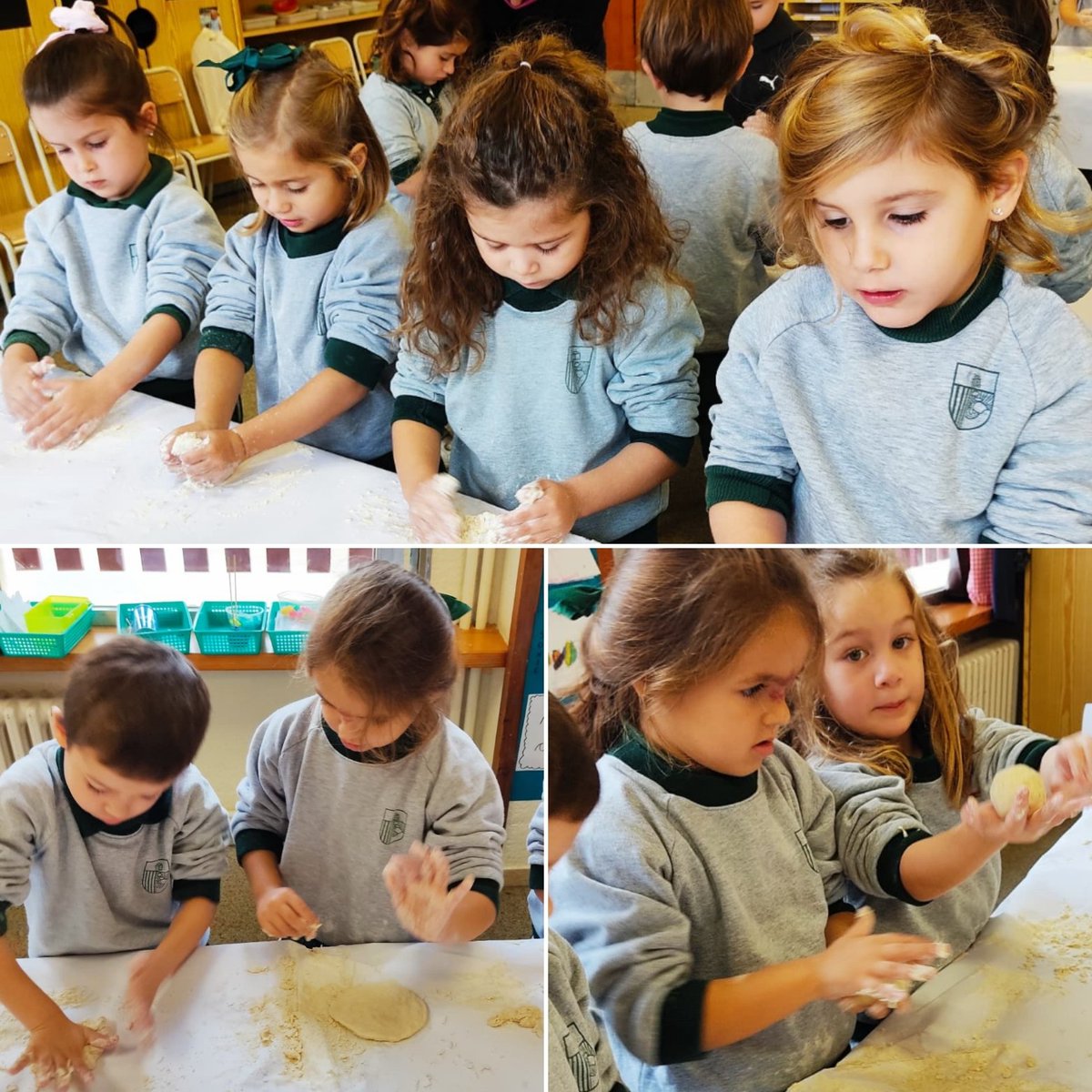 _lavall's tweet photo. #learningthroughexperience #englishisfun #kneatthedough #P4duckshavefun #breadproject 
#infantil https://t.co/OZ6XGKb0aQ