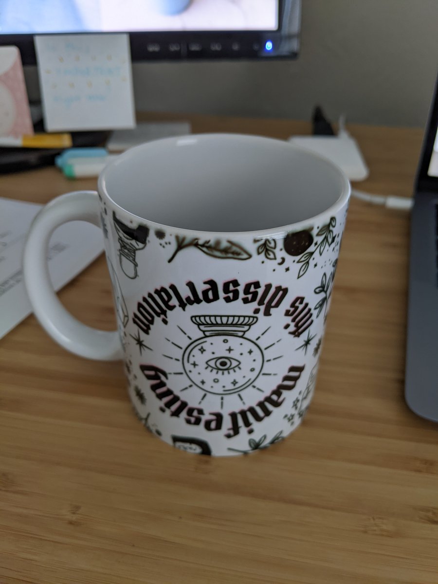 Love this design from <a href="/DearGradStudent/">✨Dear Grad Student Podcast✨</a>, but it feels a little ominous that it was printed upside down