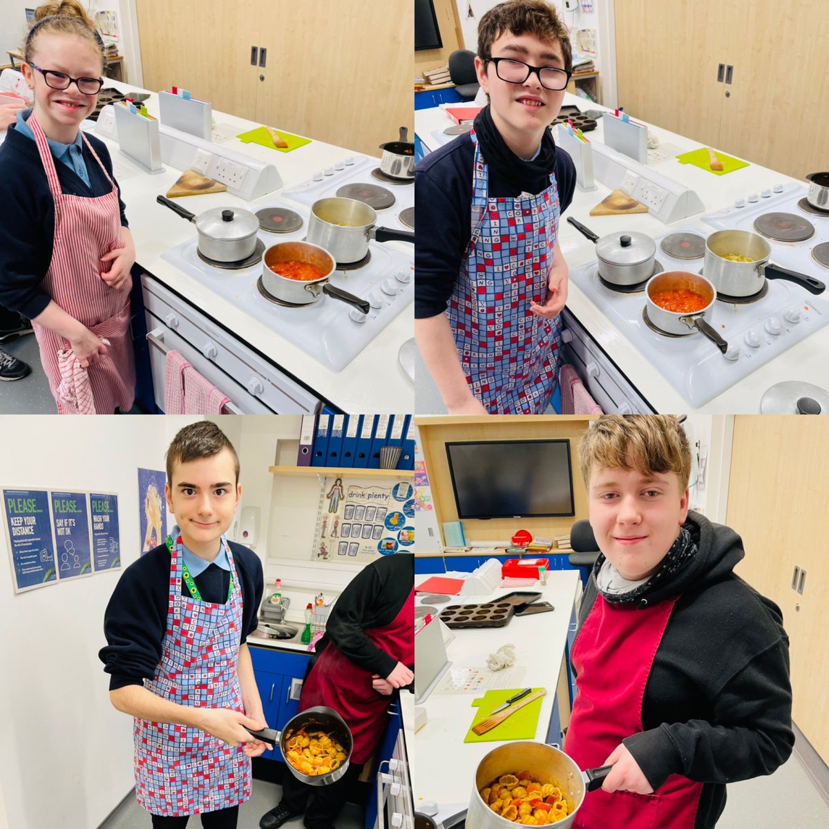 emmamcgheex's tweet photo. Today in #HomeEconomic S3A made some delicious Continental pasta ๐ https://t.co/CVzcBh8q7G