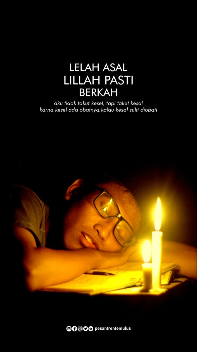 Ponpes_Temulus's tweet photo. Lelahnya santri...insyaallah berkah, karena lelahnya santri dalam keadaan menuntut ilmu, dalam keadaan mondhok... https://t.co/ZVM2WF4iUc