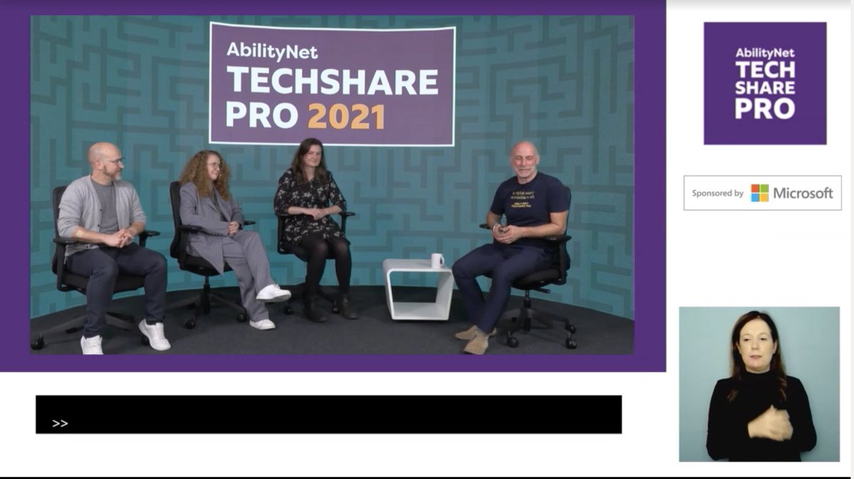 AbilityNet's tweet photo. The countdown begins - we are in the final few hours of #TechSharePro2021! 

Will you be joining us for the final keynote on the latest developments on #Accessibility from the founders of GAAD and our final panel discussion, Accessibility 2030? https://t.co/IpFmzN0jMX