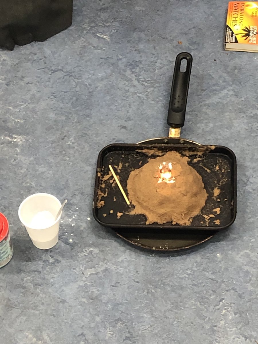 CeChawton's tweet photo. Such great fun at science club after school today: thanks to Mrs Ross..we’ve had indoor fireworks! Great dynamic risk assessing by the children along the way! #scienceisfun #girlsdoingscience https://t.co/41KOKLctKH